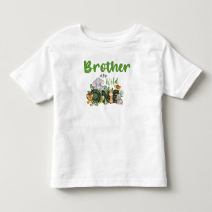 Camiseta Infantil Irmão dos Animais Selvagens do Zoológico Safari