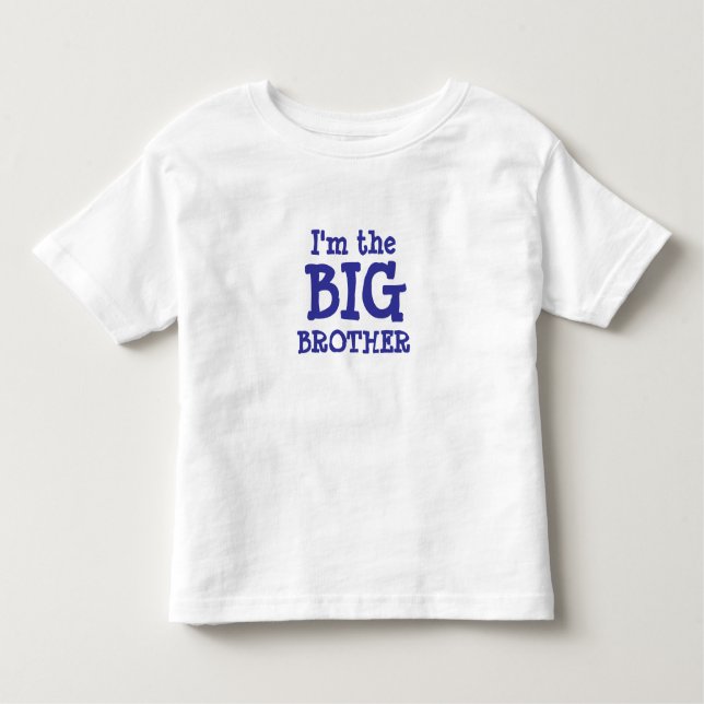 Camiseta Infantil IRMÃO, eu sou o, BIG (Frente)