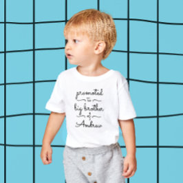 Camiseta Infantil Irmão Irmã Grande Tipografia Minimalista Moderna F