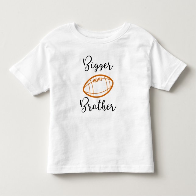 Camiseta Infantil Irmão Maior ~ Irmão Design Futebol (Frente)