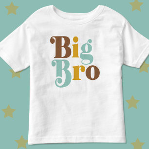 Camiseta Infantil Irmão Mais Velho Retro Bebê