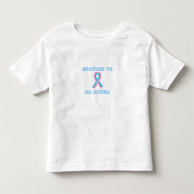 Camiseta Infantil Irmão para um anjo T-Shirt (Frente)