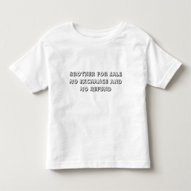 Camiseta Infantil Irmão para venda (Frente)