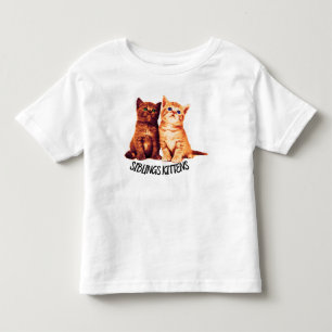 Camiseta Infantil Irmãos gatinhos, dois gatos fofos