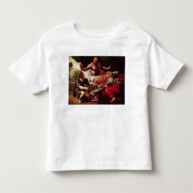 Camiseta Infantil Isaac que abençoa Jacob (Frente)