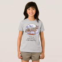Camiseta Infantil Island Fox Cinza Logo