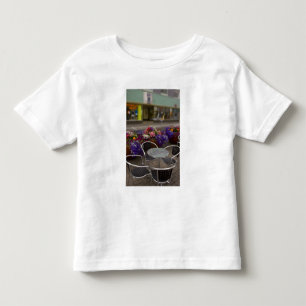 Camiseta Infantil Islândia, Akureyri. Vista do principal negócio