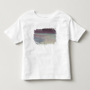 Camiseta Infantil Israel, Mar Morto, Ein Bokek, Mar Morto, crepúscul