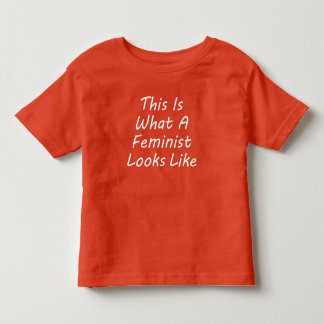 Camiseta Infantil Isto É O Que Parece Um Feminista