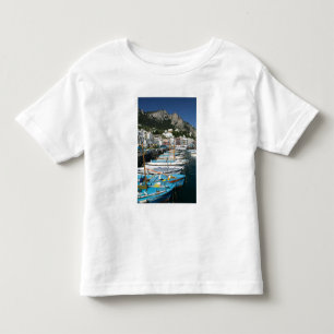 Camiseta Infantil ITÁLIA, Campânia, (Baía de Nápoles), CAPRI: Marina