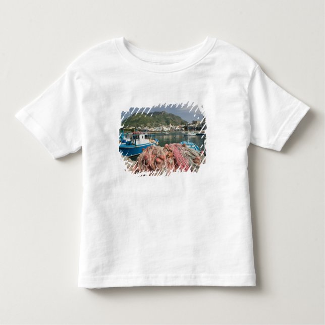 Camiseta Infantil ITÁLIA, Campânia, (Baía de Nápoles), ISCHIA, FÓRIO (Frente)