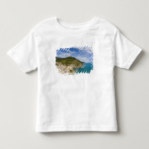 Camiseta Infantil Itália, Cinque Terre, Vernazza, Hillside Town de 
