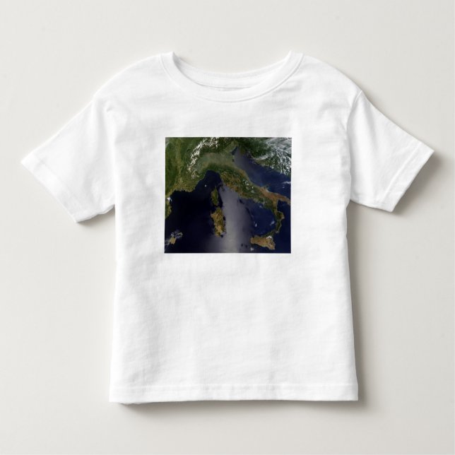 Camiseta Infantil Itália e Sudeste da França (Frente)