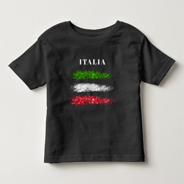 Camiseta Infantil *~* ITÁLIA ITÁLIA Abstrato ITALIANA Toddler (Frente)