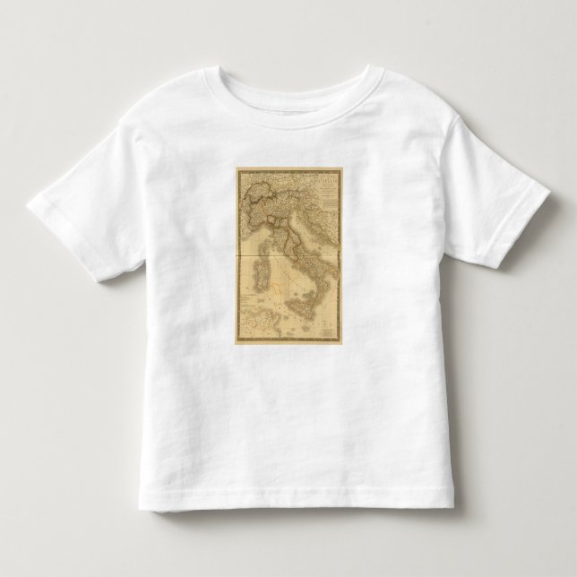 Camiseta Infantil Italia moderna (Frente)