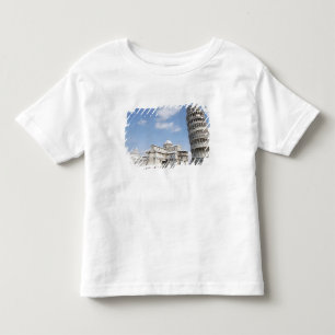 Camiseta Infantil Itália, Pisa. Catedral, batistério e Torre Inclina