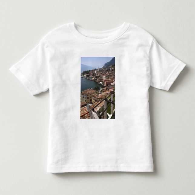 Camiseta Infantil Itália, Província de Brescia, Limone sul Garda. Ci (Frente)