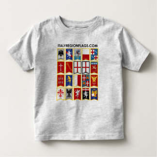 Camiseta Infantil Italia-Região-T-Camisa da criança
