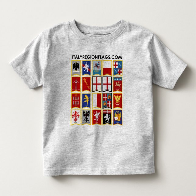 Camiseta Infantil Italia-Região-T-Camisa da criança (Frente)