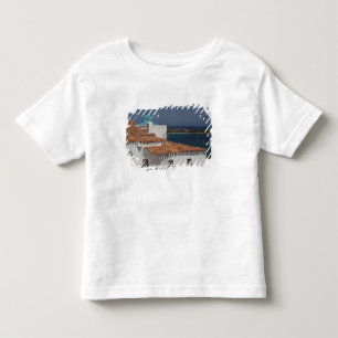 Camiseta Infantil Itália, Sardenha, Porto Cervo. Chiesa di Stella