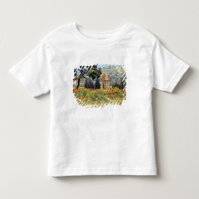 Camiseta Infantil Itália, Sicília, Agrigento. As ruínas do (Frente)