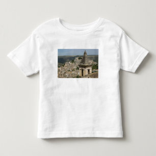 Camiseta Infantil ITÁLIA, Sicília, RAGUSA IBLA: Vista da Cidade e Sa