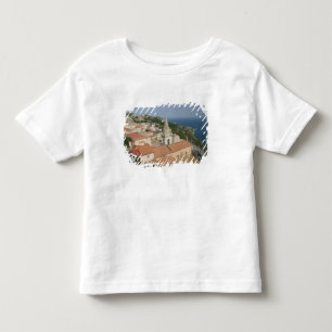 Camiseta Infantil ITÁLIA, Sicília, TAORMINA: Vista para a Piazza IX
