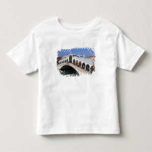 Camiseta Infantil Itália, Veneto, Veneza, travessia da Ponte de Rial