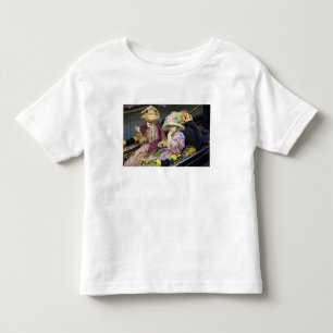 Camiseta Infantil Itália, Veneza. Casal vestido com fantasias para