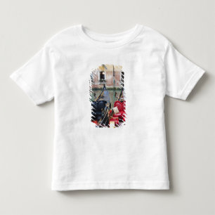 Camiseta Infantil Itália, Veneza, Foco Seletivo de Gondola nas 2