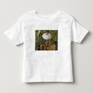 Camiseta Infantil Itens de Coordenação do Cogumelo de Parasol Branco