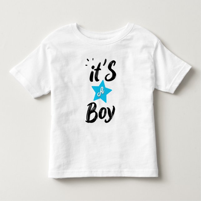 Camiseta Infantil It's a boy (Frente)