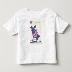 Camiseta Infantil <It's a Girl> pelo mineiro de Steve