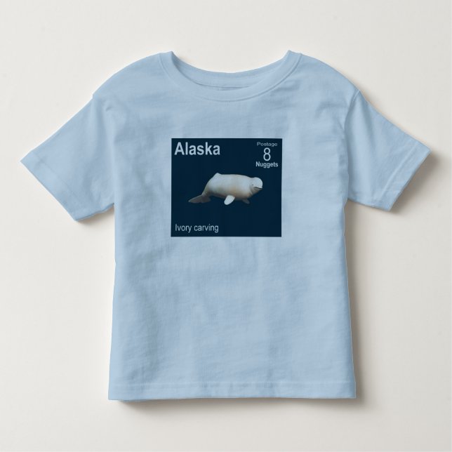 Camiseta Infantil Ivory Beluga (Frente)