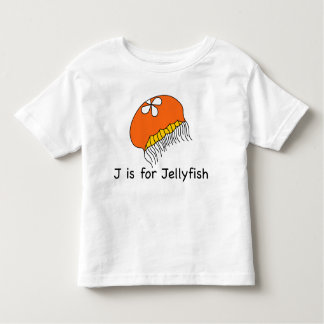 Camiseta Infantil J é para o t-shirt das medusa