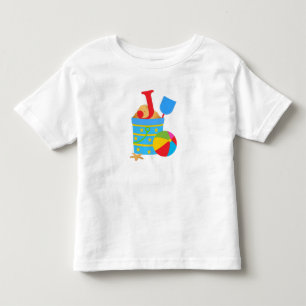 Camiseta Infantil J inicial - T-shirt fino do jérsei da criança