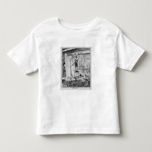 Camiseta Infantil Jack cinzela seu nome em um feixe na loja de seu
