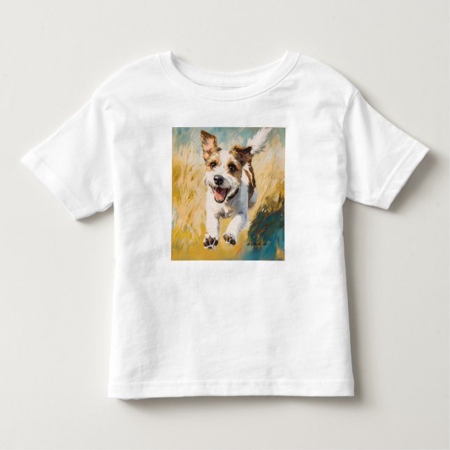 Camiseta Infantil Jack Russell (Frente)