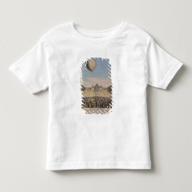 Camiseta Infantil Jacques Alexandre Cesar Charles (Frente)