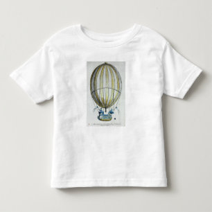 Camiseta Infantil Jacques Charles e balão de Nicholas Robert
