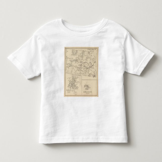 Camiseta Infantil Jaffrey, Cheshire Co (Frente)