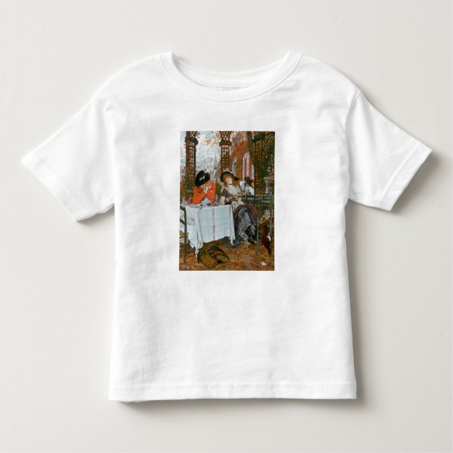 Camiseta Infantil James Jacques Joseph Tissot | um almoço (Frente)