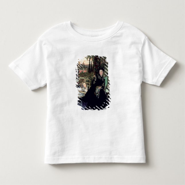 Camiseta Infantil James Tissot | a viúva, 1868 (Frente)