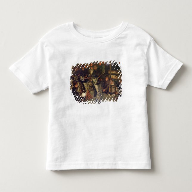 Camiseta Infantil James Tissot | o filho Prodigal em uma terra (Frente)