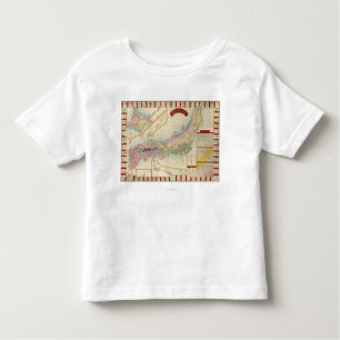 Camiseta Infantil JapanPanoramic MapJapan