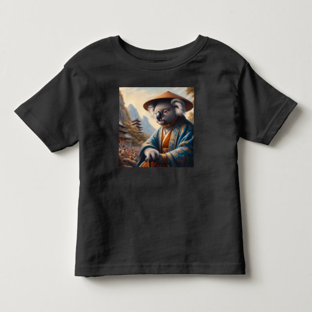 Camiseta Infantil Japão antigo da Koala (Frente)
