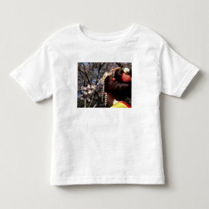 Camiseta Infantil Japão, Quioto. Vista traseira aproximada da geisha