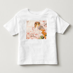 Camiseta Infantil JAPONÊS OWL TODDLER NOME PERSONALIZADO T-Shirt