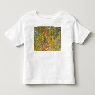 Camiseta Infantil Jardim de Fazenda Gustav Klimt com Crucifix