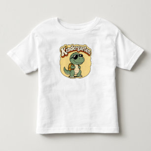 Camiseta Infantil Jardim de Infância do Dino Legal